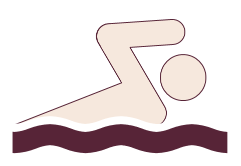 Schéma d'une personne entrain de nager