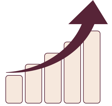 Schema d'un graphique croissant